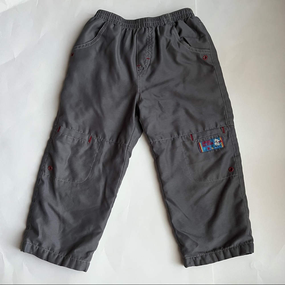 🍭Used Please Mum Boys Gray Pants - Size 3T